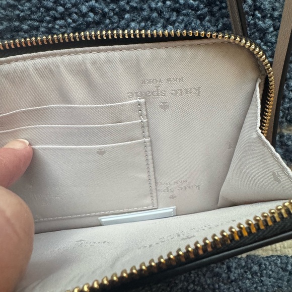 kate spade Lucy Colorblock Embossed L-zip Wristlet